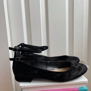 New Look Wide Fit Black Flat